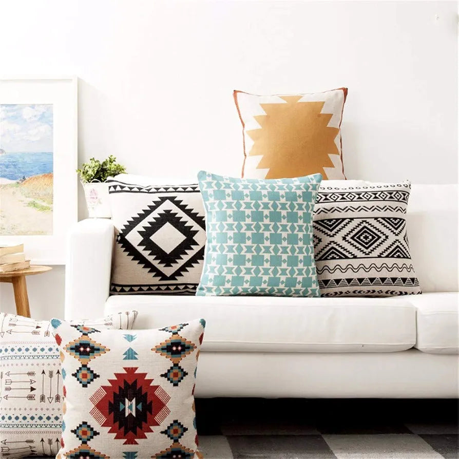 AEROHAVEN™ Set of 5 Designer Decorative Throw Pillow/Cushion Covers 