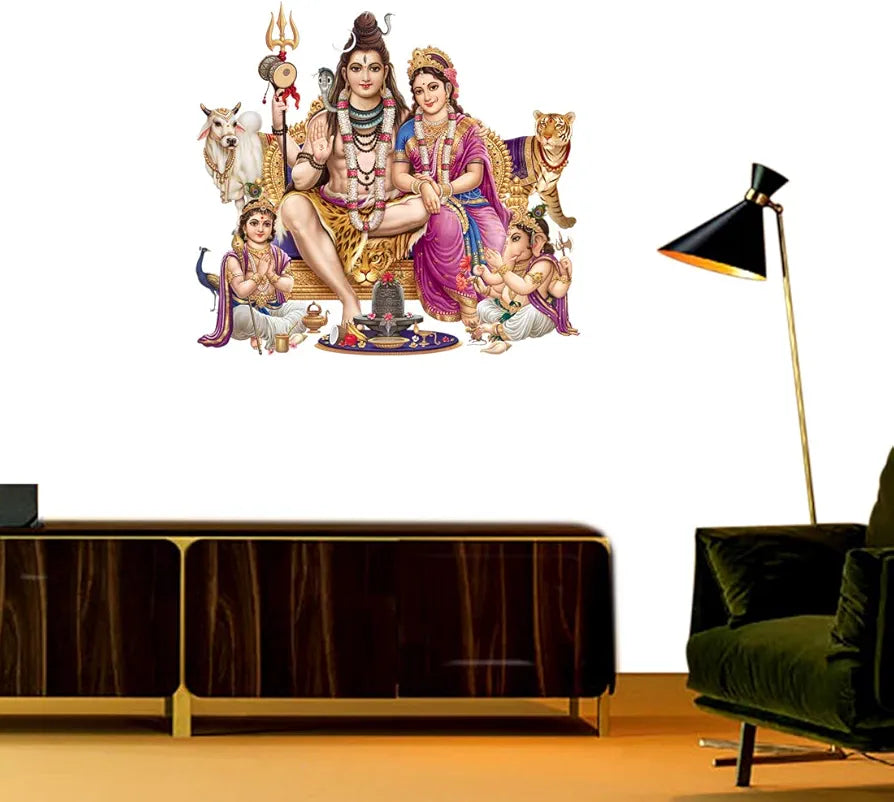 Rangoli White Glossy Vinyl Wall Sticker Premium Self-Adhesive Waterproof Decorative Wall Decal for Bedroom, Living Room, Office & Home Decoration Easy to Apply. Parent-13, Design-24