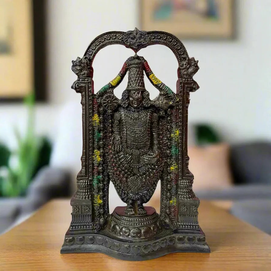 ALILA Marble Finish Murti Idol Statue Sculpture Spiritual Hindu God | Decorative Idols - Home Mandir Temple Office Pooja Room Decor 