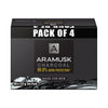Aramusk Charcoal Soap for Men - 125 gms (Pack of 4)