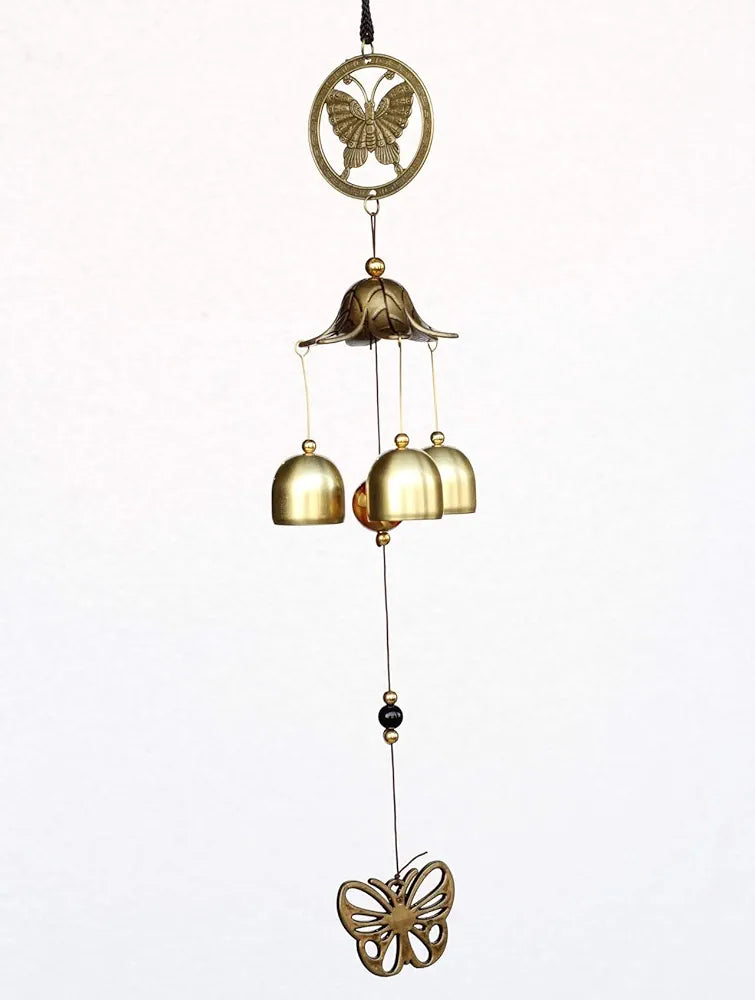 Lilone Gifts Butterfly Wind Chimes Bells- 18 Inch Hanging Decor | Gift for Birthday Anniversary
