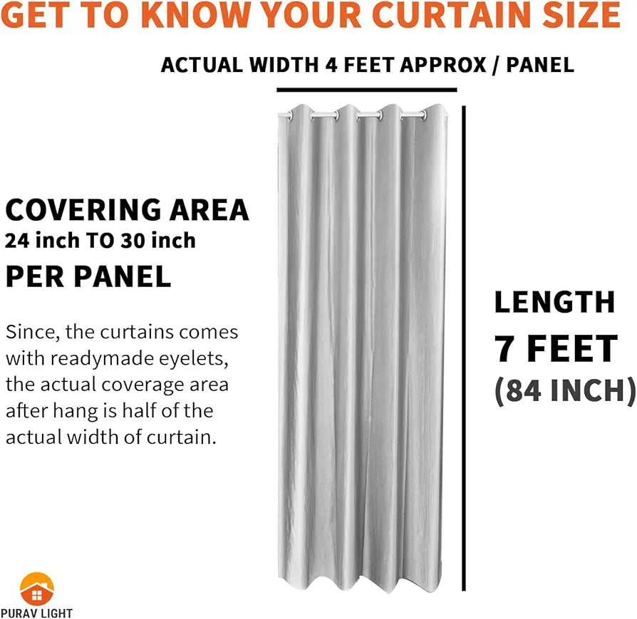 Leaf Velvet Room Darkening Door Curtains 7 feet Long for Living Room Bedroom Hall Room, Aqua Firozi, Set of 1