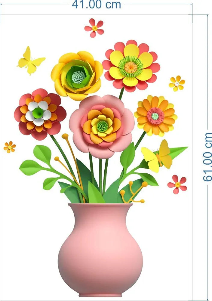 Rangoli White Glossy Vinyl Wall Sticker Premium Self-Adhesive Waterproof Decorative Wall Decal for Bedroom, Living Room, Office & Home Decoration Easy to Apply. Parent-14, Design-5