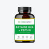 Herbawish Betaine HCL + Pepsin Capsules - 60 Caps