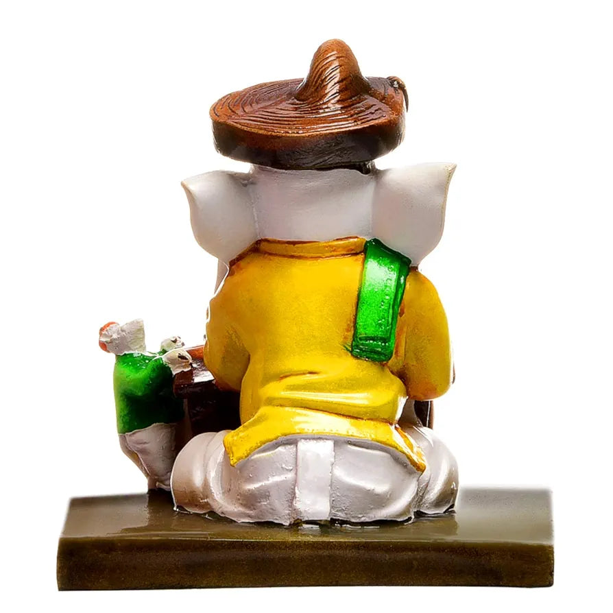 Karigaari India Ganesha Reading Book - Yellow & Brown