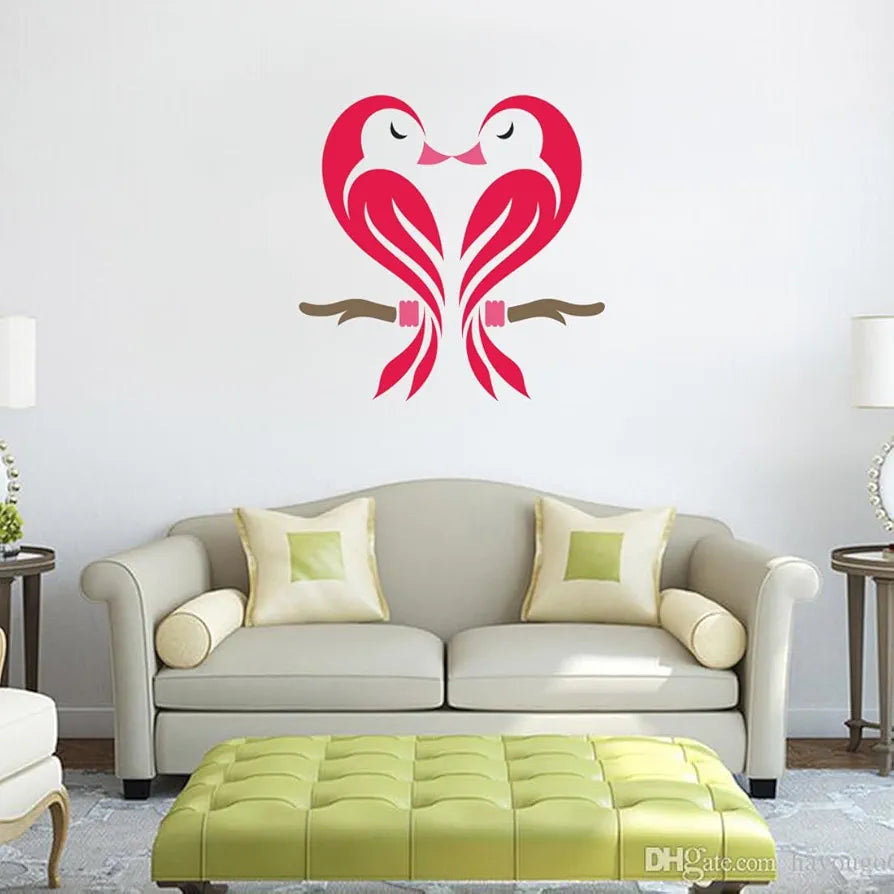 Rangoli White Glossy Vinyl Wall Sticker Premium Self-Adhesive Waterproof Decorative Wall Decal for Bedroom, Living Room, Office & Home Decoration Easy to Apply. Design-23