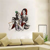 Rawpockets Decal Lord Krishna with Radha Wall Sticker