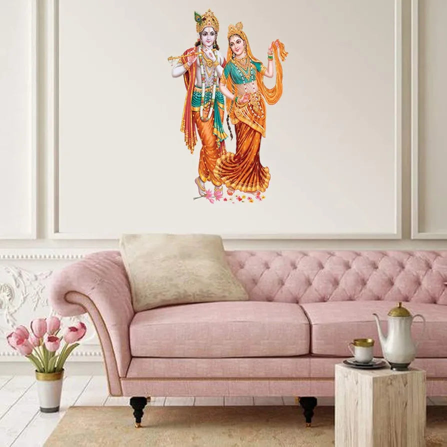 Rangoli White Glossy Vinyl Wall Sticker Premium Self-Adhesive Waterproof Decorative Wall Decal for Bedroom, Living Room, Office & Home Decoration Easy to Apply. Parent-5, Design-20