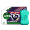 Dettol Cologne Fresh Bathing Soap Bar with 12hr Freshness and Germ Protection -Each 100 Gms Pack Of 4