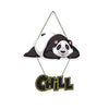 Artvibes Chill Panda Printed Wooden Wall Hangers Decorative Items With Quotes for Home Decor