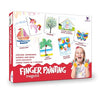 Toykraftt Finger Painting For Toddlers 4-in-1 Activity Toys For 2+ Year Old Painting Mega Kit