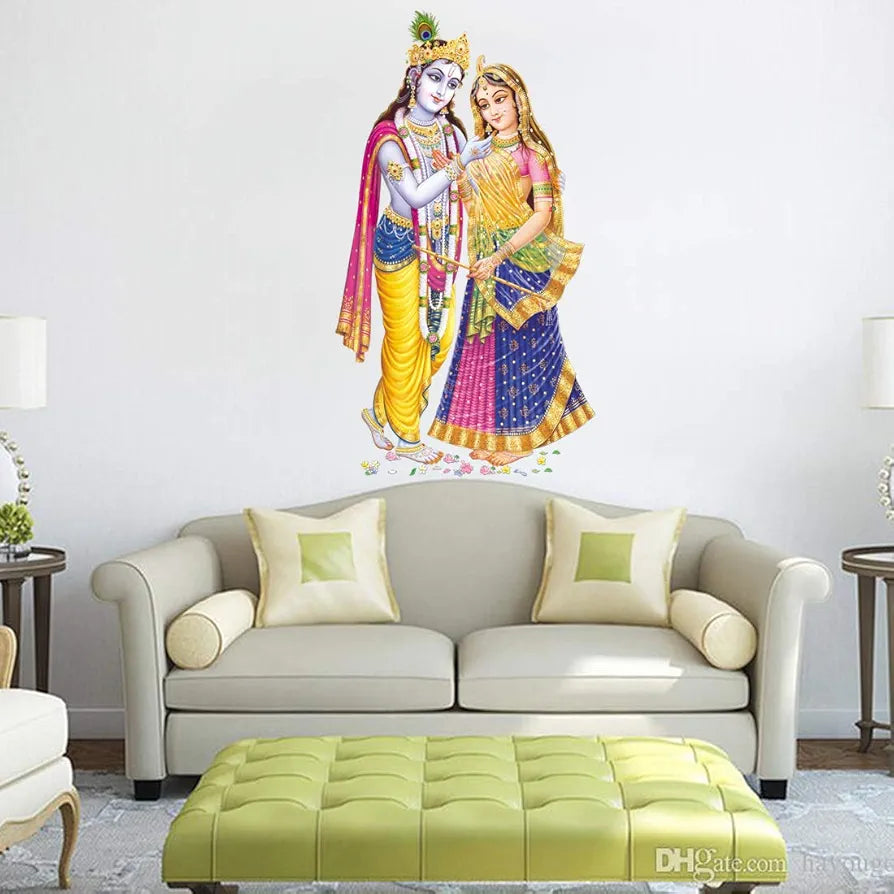 Rangoli White Glossy Vinyl Wall Sticker Premium Self-Adhesive Waterproof Decorative Wall Decal for Bedroom, Living Room, Office & Home Decoration Easy to Apply. Parent-7, Design-11