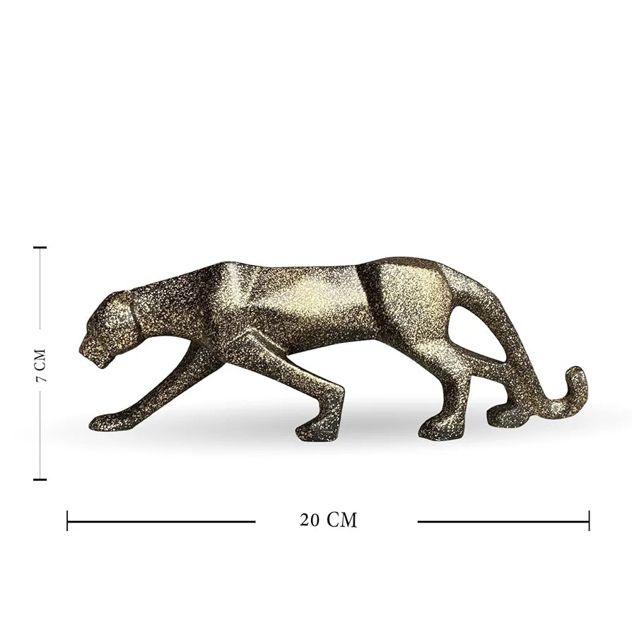 Xtore Beautiful Leopard Statue for Home Decor 