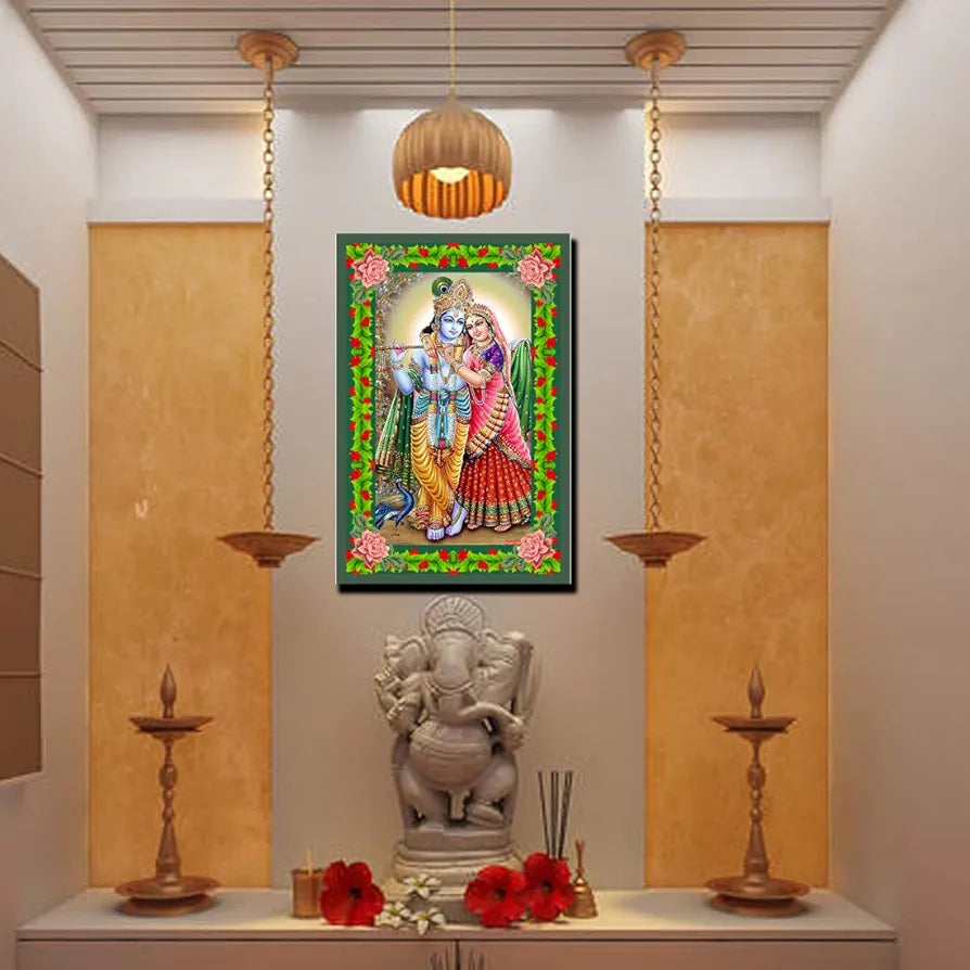 Rangoli Latest Spiritual Paintings for Home Decoration Size 18inches*12inches