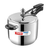 Vinod Stainless Steel Inner Lid Pressure Cooker - 5 Litre | Sandwich Bottom Cooker | Induction and Gas Base