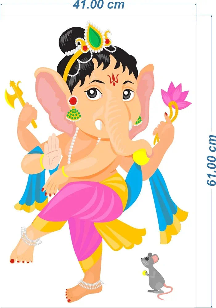 Rangoli White Glossy Vinyl Wall Sticker Premium Self-Adhesive Waterproof Decorative Wall Decal for Bedroom, Living Room, Office & Home Decoration Easy to Apply. Parent-2, Design-12