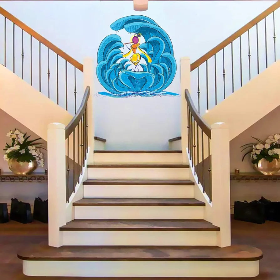 Rangoli Vinyl Wall Sticker Self-Adhesive Wall Decor for Home, Office, Bedroom, and Living Room Décor Easy to Apply & Peel. Parent 2, Design-24