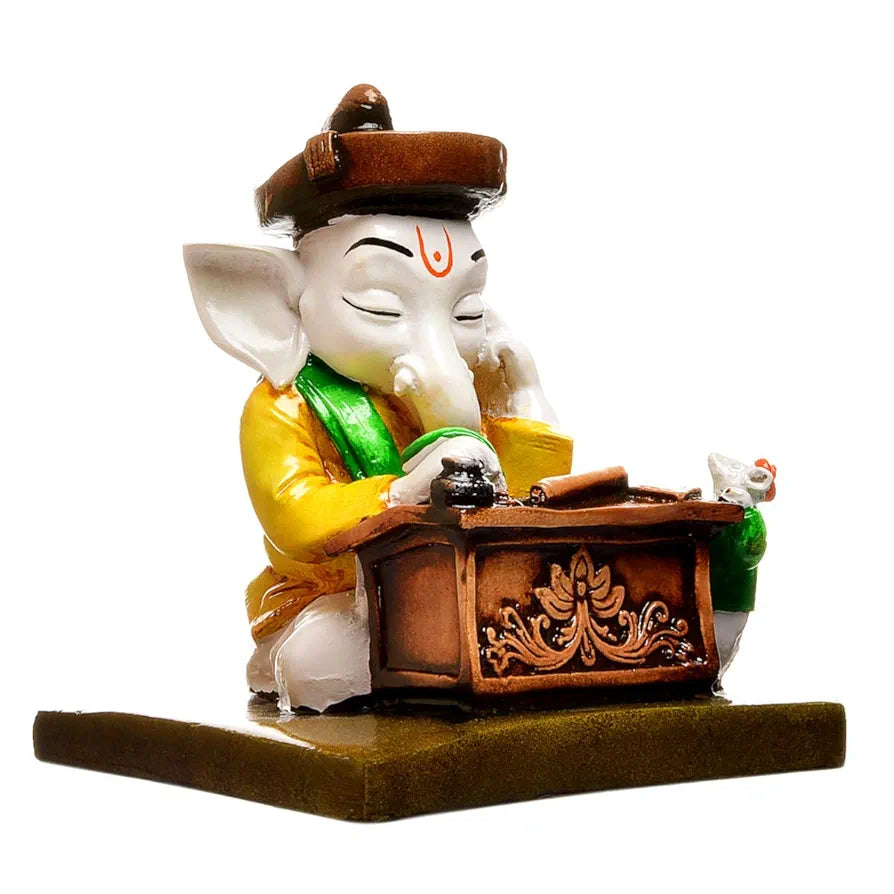 Karigaari India Ganesha Reading Book - Yellow & Brown