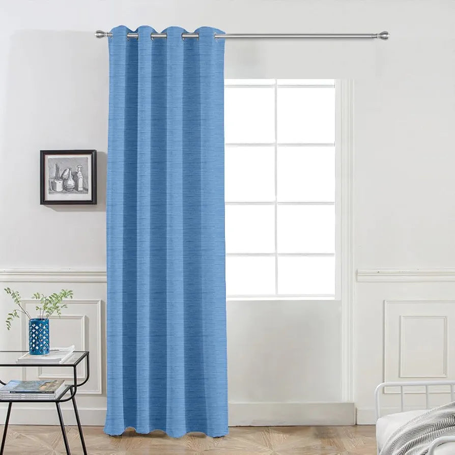 Divine Casa Luxurious 7 Feet Blackout Curtain for Doors – Room Darkening, Thermal Insulated & Noise Reducing | Premium Opaque Polyester 1 Piece for Bedroom & Living Space