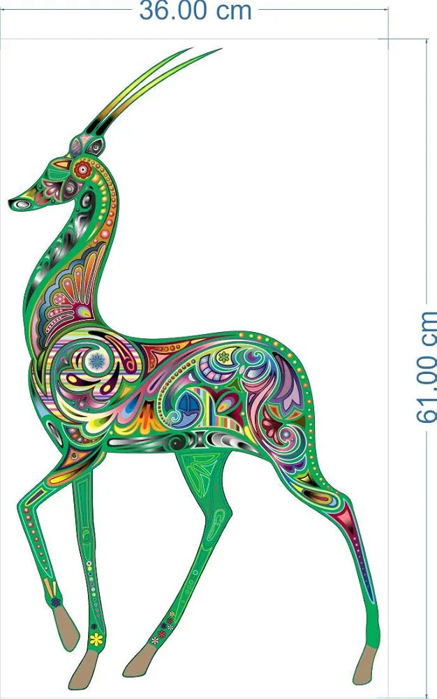 Rangoli White Glossy Vinyl Wall Sticker Premium Self-Adhesive Waterproof Decorative Wall Decal for Bedroom, Living Room, Office & Home Decoration Easy to Apply. Parent-4, Design-6