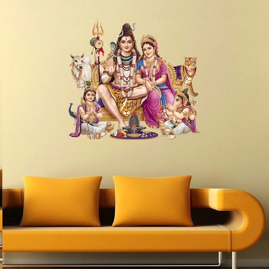 Rangoli White Glossy Vinyl Wall Sticker Premium Self-Adhesive Waterproof Decorative Wall Decal for Bedroom, Living Room, Office & Home Decoration Easy to Apply. Parent-13, Design-24