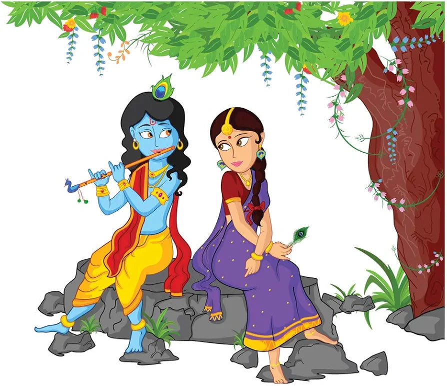 Rangoli Vinyl Wall Sticker Multicolour Vinyl Medium Size 40cm or 50 cm Pack of 1 Sticker