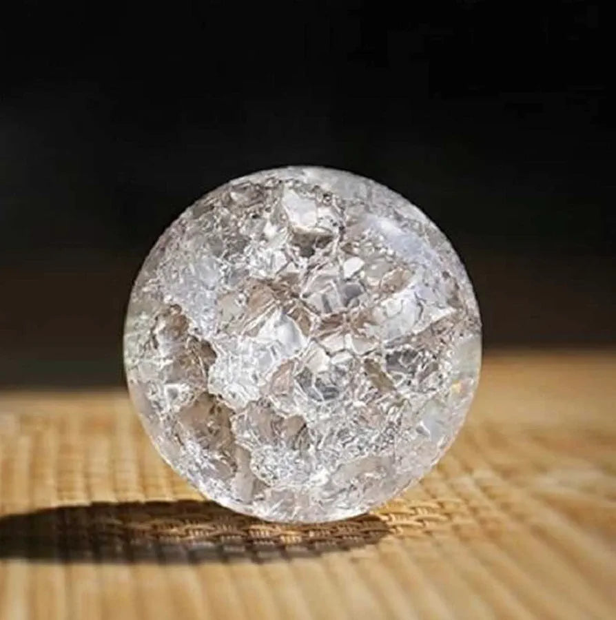 ALILA Indoor Water Fountain Spinning Crystal Glass Ball 