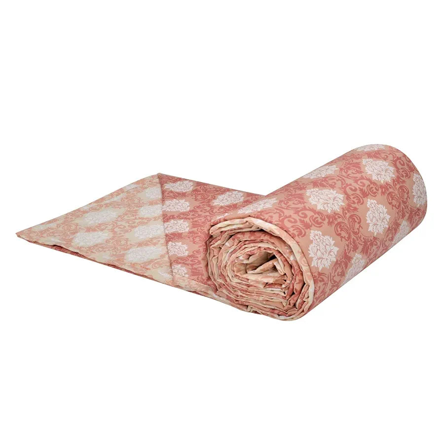 Trance Home Linen Pure Cotton Reversible Dohar Toddler Size|Cotton Ac Quilt for Babies|Infants - New Born Blanket|Soft Light-Weight Bed Blanket 0-4 Years Kids