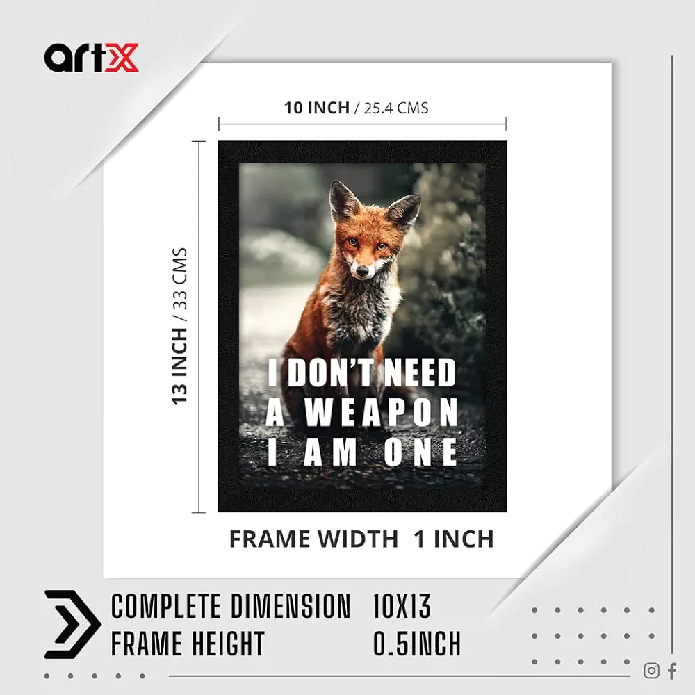 ArtX Paper Motivational Quotes Wall Frame Art Painting, Multicolor, Motivational, 10.0 X 13.0 inches, Set of 1 