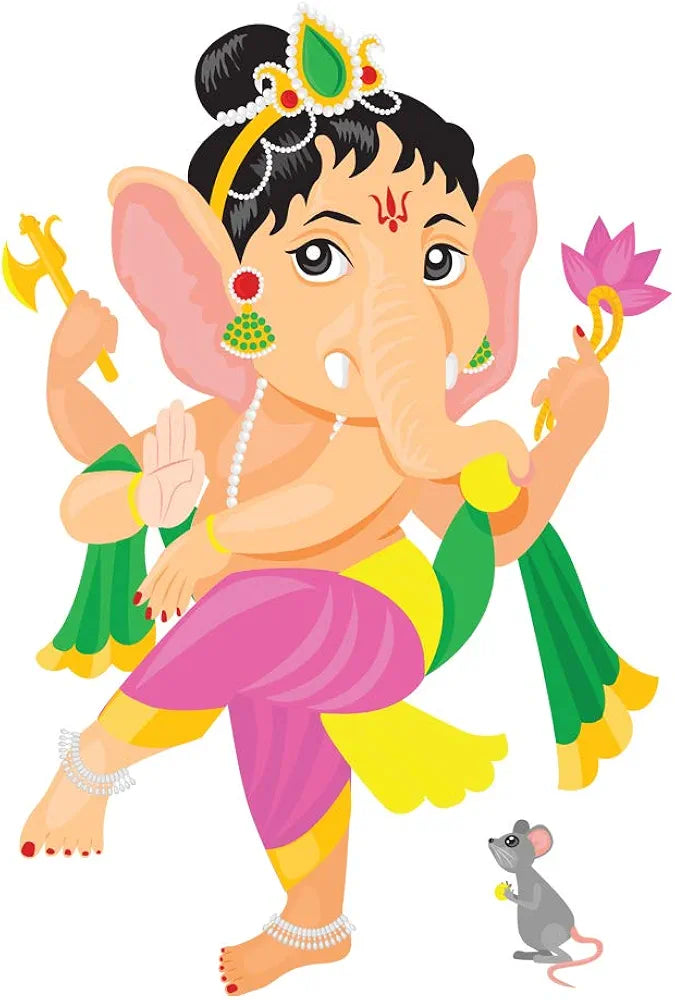 Rangoli White Glossy Vinyl Wall Sticker Premium Self-Adhesive Waterproof Decorative Wall Decal for Bedroom, Living Room, Office & Home Decoration Easy to Apply. Parent-2, Design-12