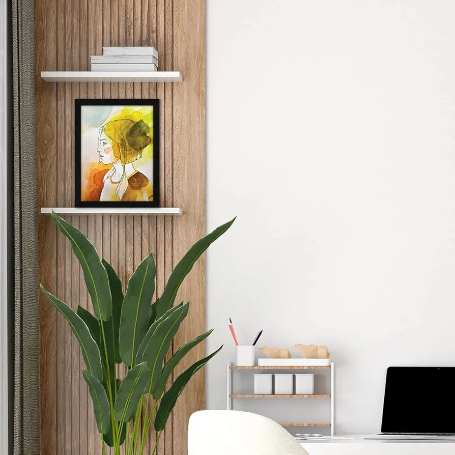 ArtX Paper Women Abstract Frame Wall Art Painting, Multicolor, Abstract, 10X13 inches, Set of 1