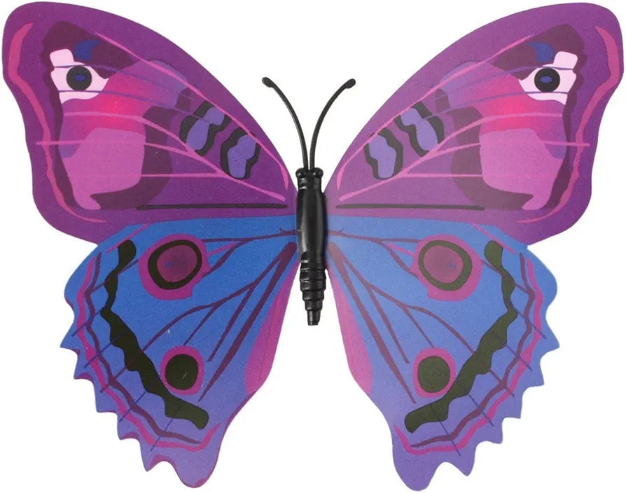Rangoli Butterfly Wall Stick or Magnet for Home, Office, Kids Room Décor Self Adhesive Removable PVC. Design-18