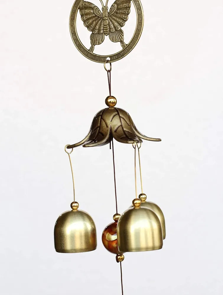 Lilone Gifts Butterfly Wind Chimes Bells- 18 Inch Hanging Decor | Gift for Birthday Anniversary