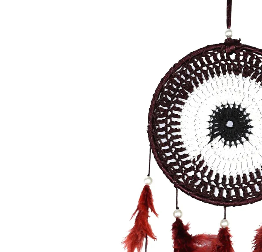 RPH Handicrafts Wind Chime 5 Bell Dream Catcher for Wall Decor, Bedroom, Balcony, Garden, Kids Room  Small 
