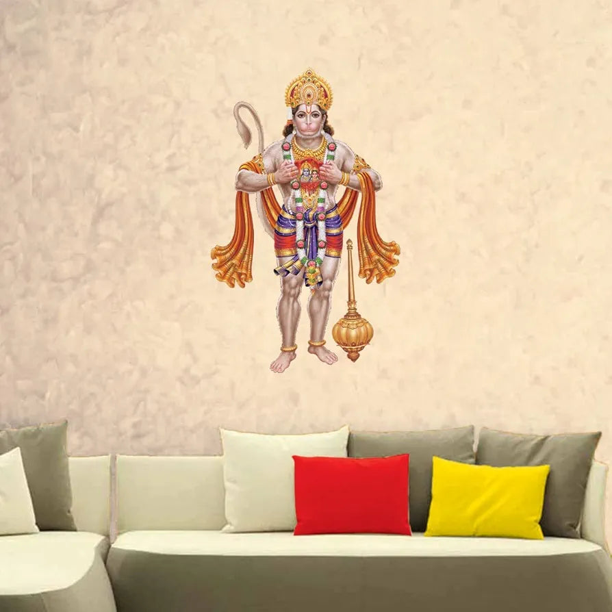 Rangoli White Glossy Vinyl Wall Sticker Premium Self-Adhesive Waterproof Decorative Wall Decal for Bedroom, Living Room, Office & Home Decoration Easy to Apply. Parent-13, Design-12