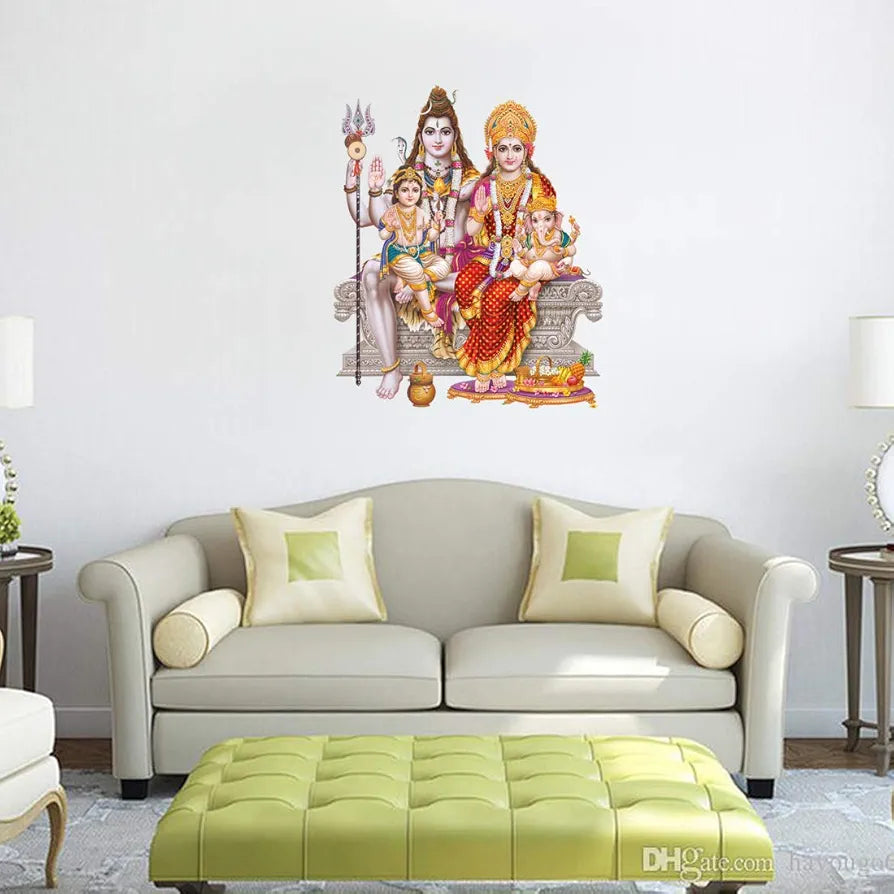 Rangoli White Glossy Vinyl Wall Sticker Premium Self-Adhesive Waterproof Decorative Wall Decal for Bedroom, Living Room, Office & Home Decoration Easy to Apply. Parent-6, Design-13