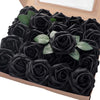 Artificial Flowers Roses 25pcs Real Looking Fake Roses w/Stem