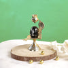 CraftVatika Shivling Idol Brass Sculpture Shiva Shivlingam Puja Abhishek Patra with Trishul and Nag Statue