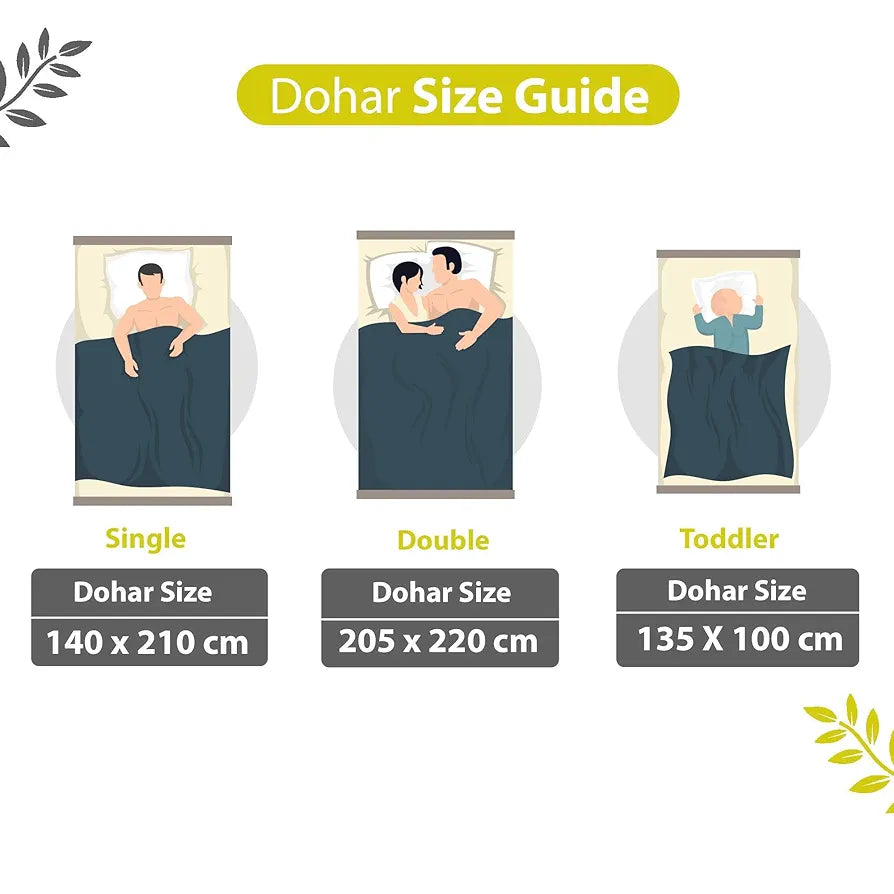Divine Casa 120 GSM Microfiber Single Dohar | Soft & Lightweight Throw Blanket | Cozy & Breathable | All-Season Comfort | 210 x 140 CM | Floral Pattern | Tornado
