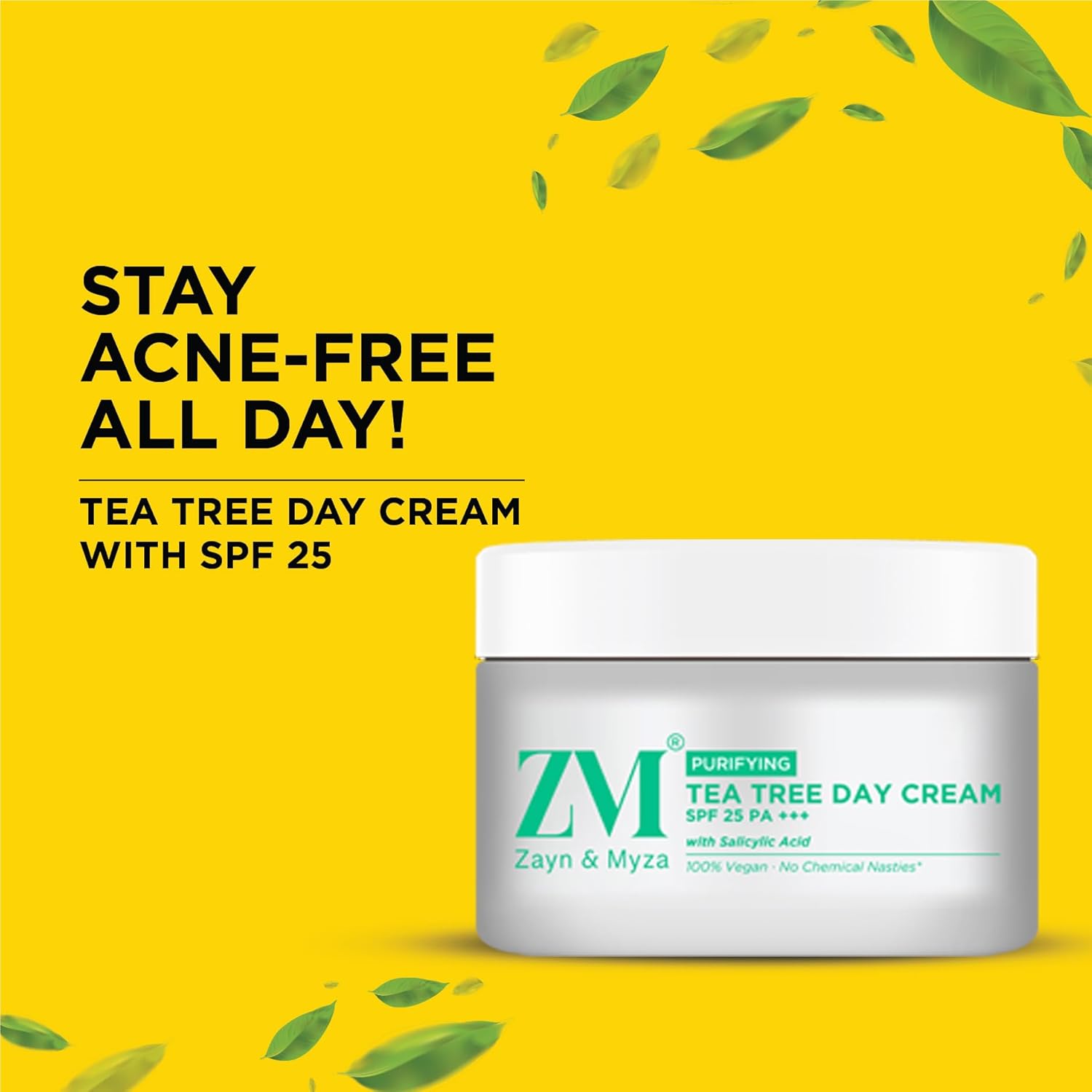 ZM Zayn & Myza Tea Tree Night Cream - 50 gms - Swadesii