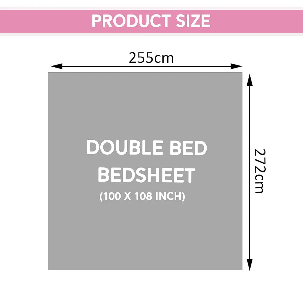 Kuber Industries 100x108 Inch Cotton Bedsheets for Double Bed with 2 Pillow Covers | Daily Use Easy to Wash & Maintain Double Bedsheet Cotton Fabric | Spain Flower Lining -Green