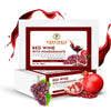Pure Handmade Redwine soap With Pomegranate Bathing Bar - 100 gms
