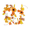 Autumn Maples Leaf Pumpkin Garland with Berries 2M/6.5FT