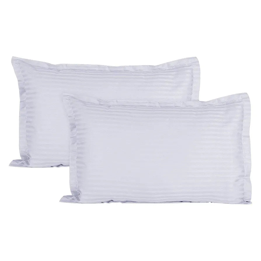 AEROHAVEN™ Glorious 210TC 100% Striped Satin Cotton Pillow Cover Set - 18