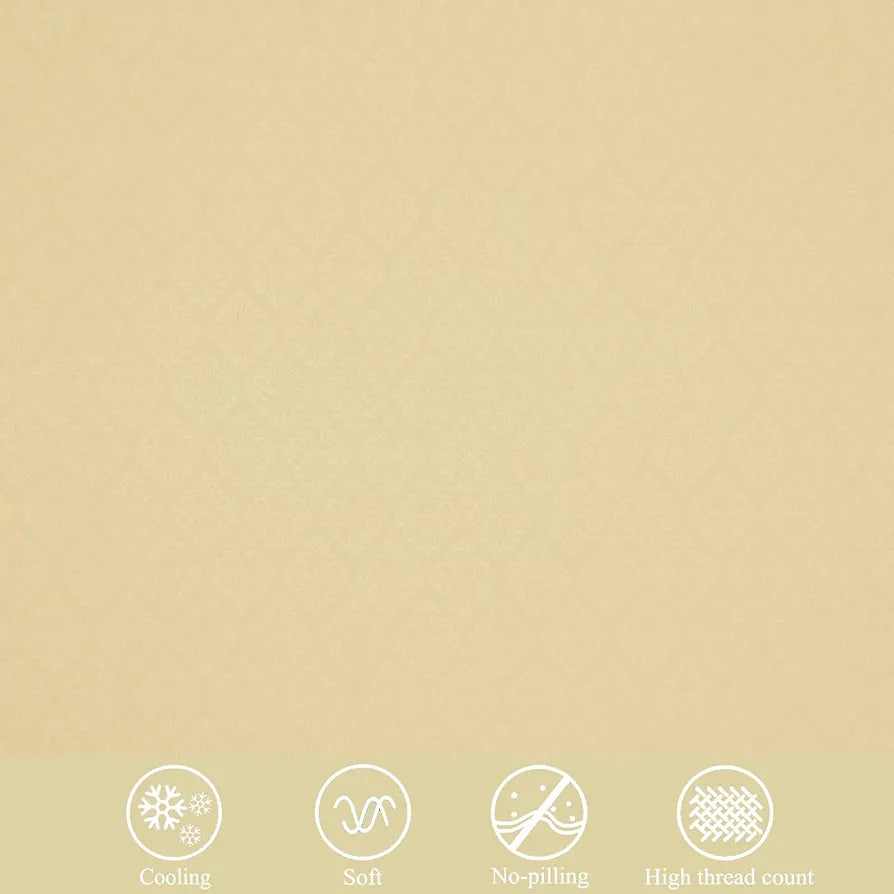 FRESH FROM LOOM Rotary Printed King Size Double Bedsheet-Hypoallergenic,Wrinkle Free Microfiber Bed Sheets With 2 Pillow Covers,144 TC