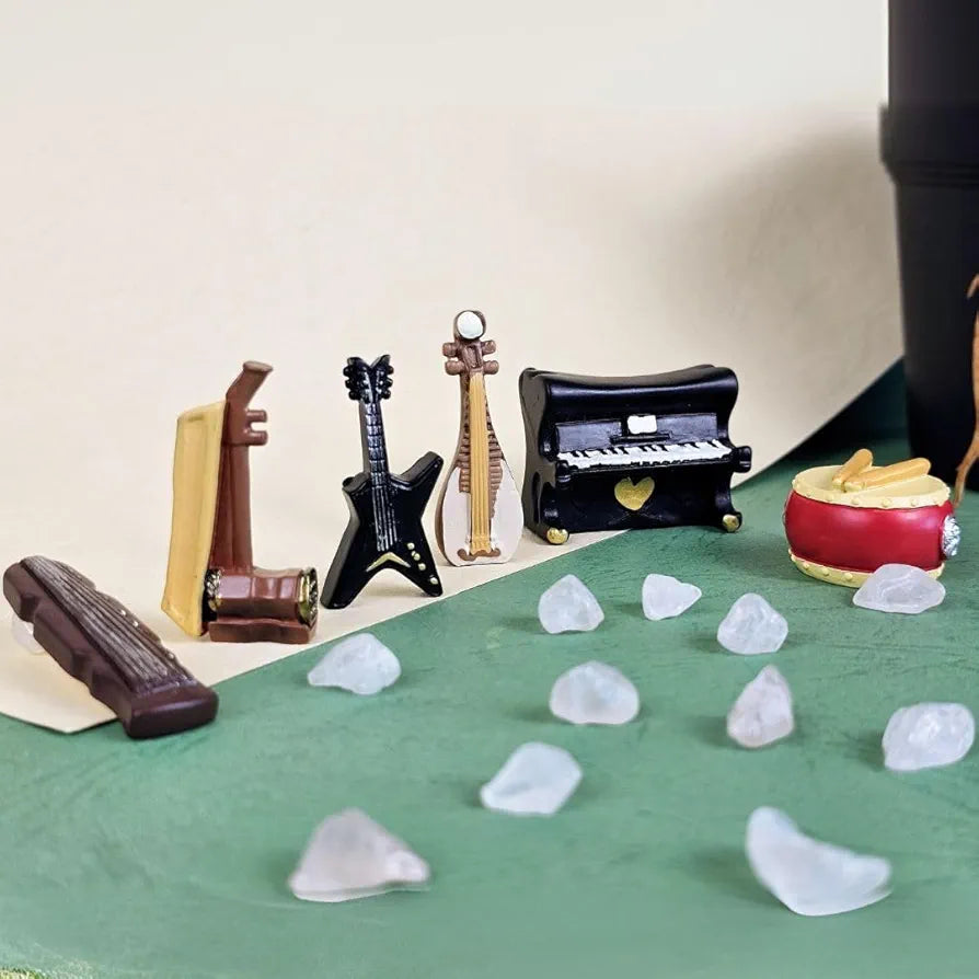 SATYAM KRAFT 1 Set Resin Miniature Showpiece | Raksha Bandhan Gift for Him/Her | Home Decor, Office Desk, Shelf, Bedroom Decoration, Living Room Figurines & Tabletop Items 