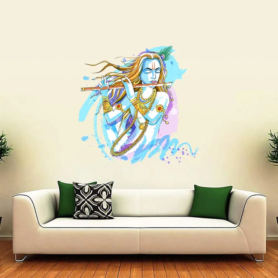 Rangoli White Glossy Vinyl Wall Sticker Premium Self-Adhesive Waterproof Decorative Wall Decal for Bedroom, Living Room, Office & Home Decoration Easy to Apply. Parent-4, Design-11