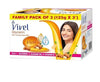 Vivel Glycerin Bathing Soap for Soft Moisturized Skin - 125 gms (Pack of 3)