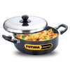 Hawkins Futura Nonstick All Purpose Pan 3L, 22 cm, 3.25 mm with SS Lid (Black)