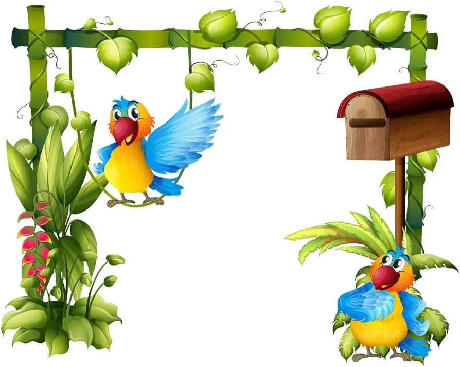 Rangoli Vinyl Modern Wall Sticker 1.96 X 20.86 X 1.96 in, Multicolour , Self-Adhesive